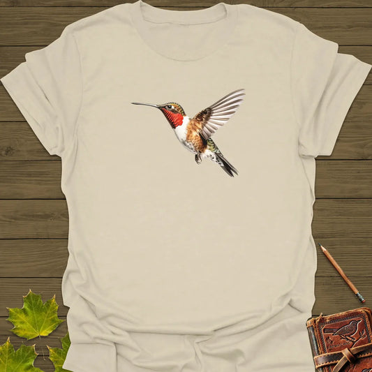 Ruby-throated Hummingbird T-Shirt Sand