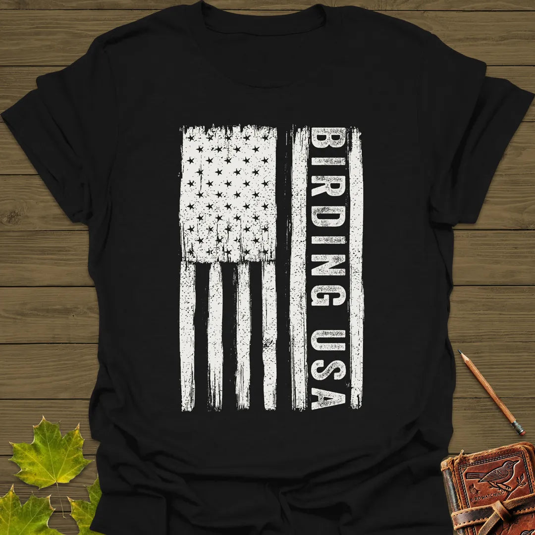 Birding USA T-Shirt Black