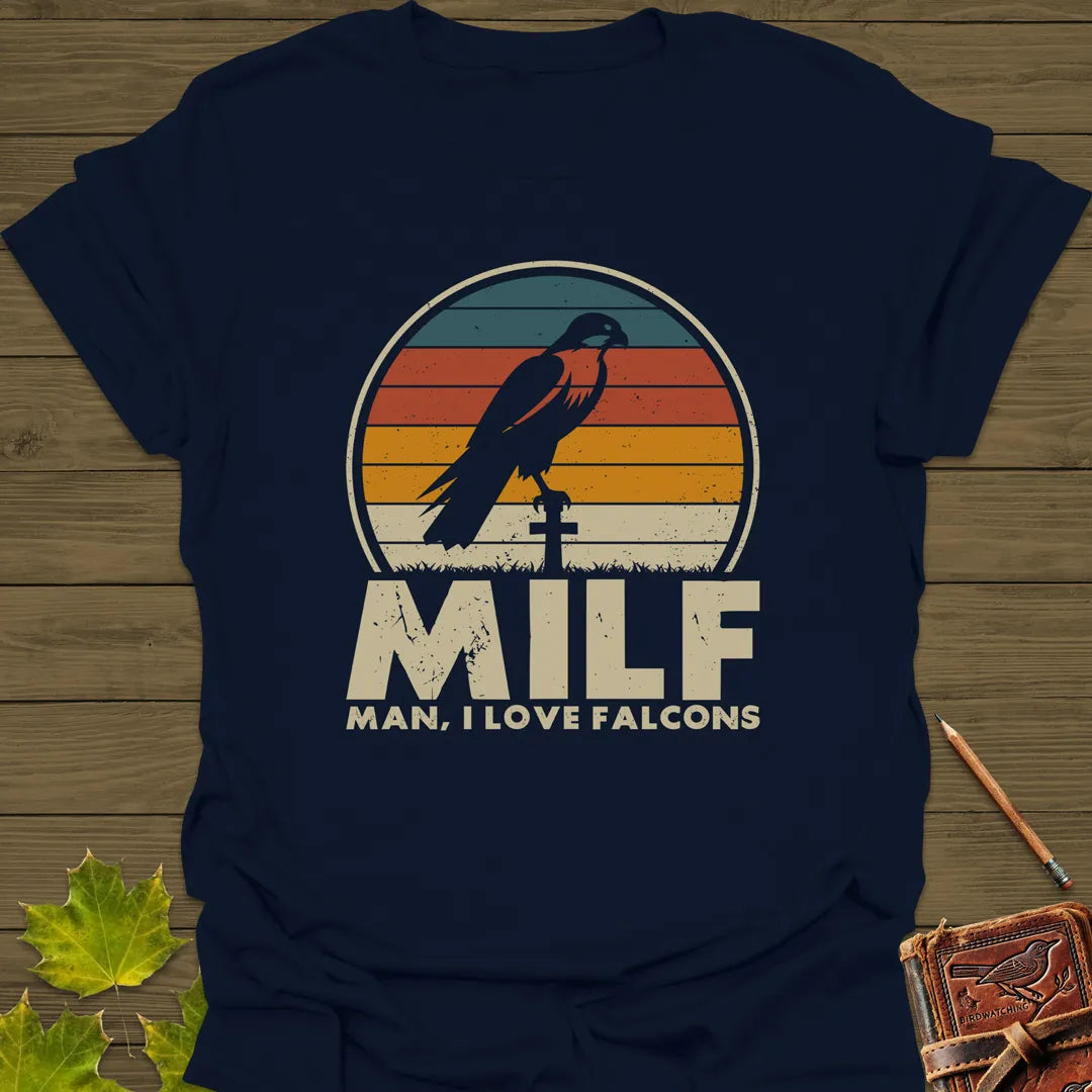 Man, I Love Falcons T-Shirt Navy