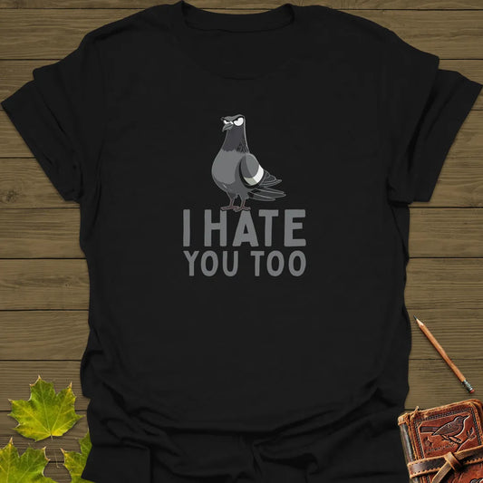 Pigeon With Attitude T-Shirt Black