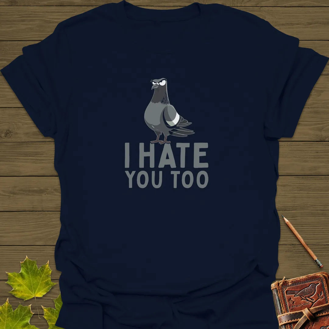 Pigeon With Attitude T-Shirt Navy