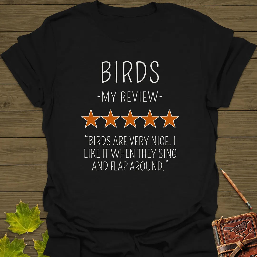 My Bird Review T-Shirt Black