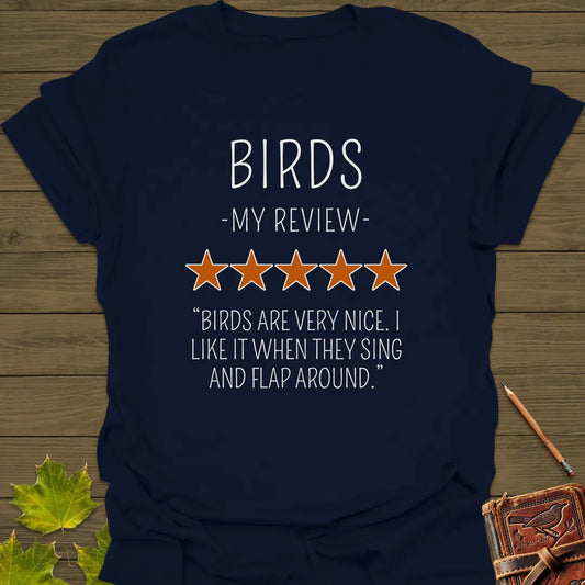 My Bird Review T-Shirt in Navy