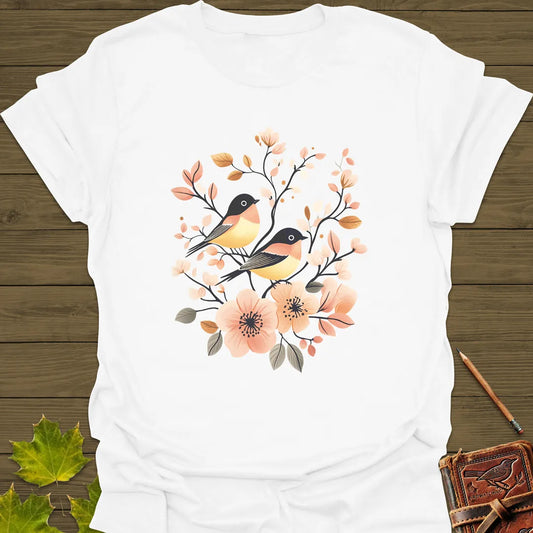 Nature's Melody Bird Art T-Shirt