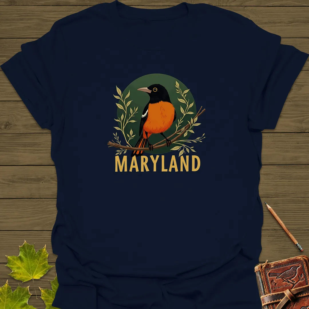 Maryland State Bird T-Shirt Navy