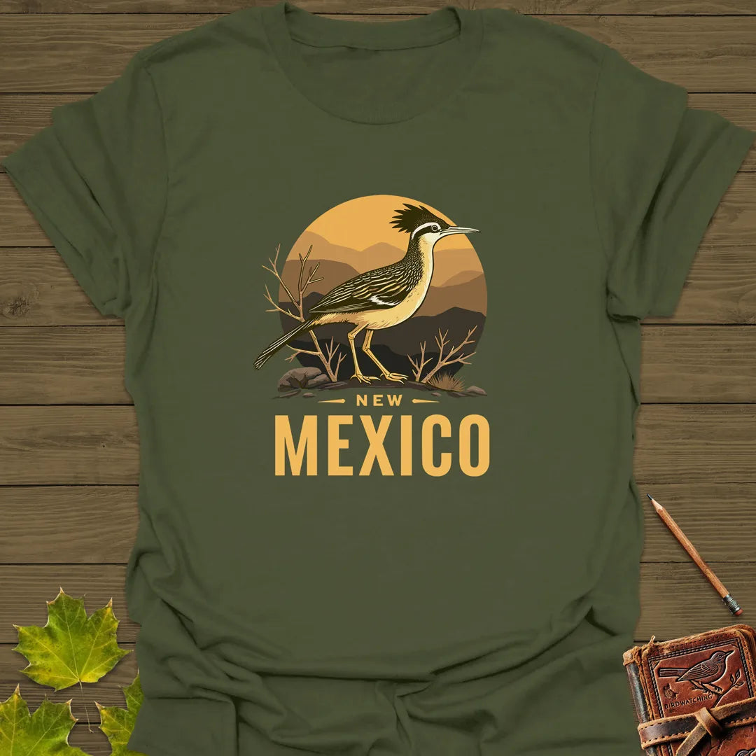 New Mexico State Bird T-Shirt Military Green