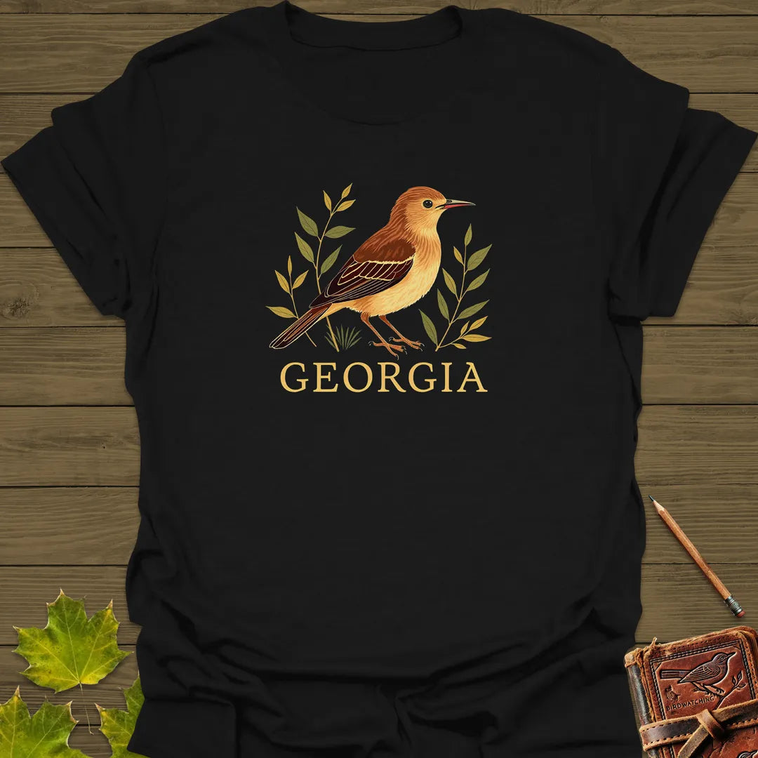 Georgia State Bird T-Shirt Black