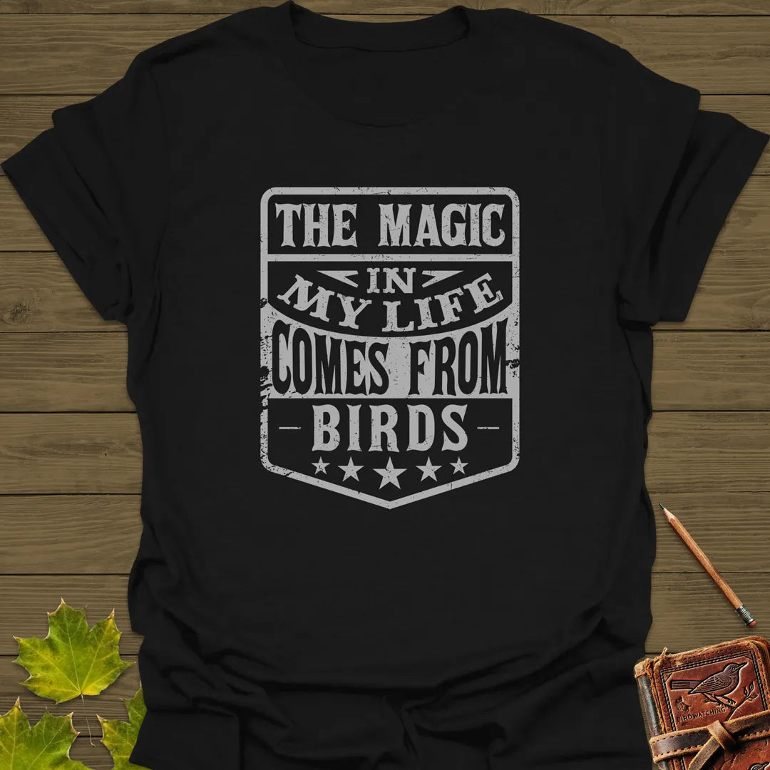 Bird Life Magic T-Shirt Black