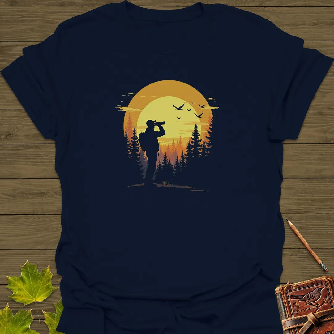 Birdwatcher’s Sunset T-Shirt Navy
