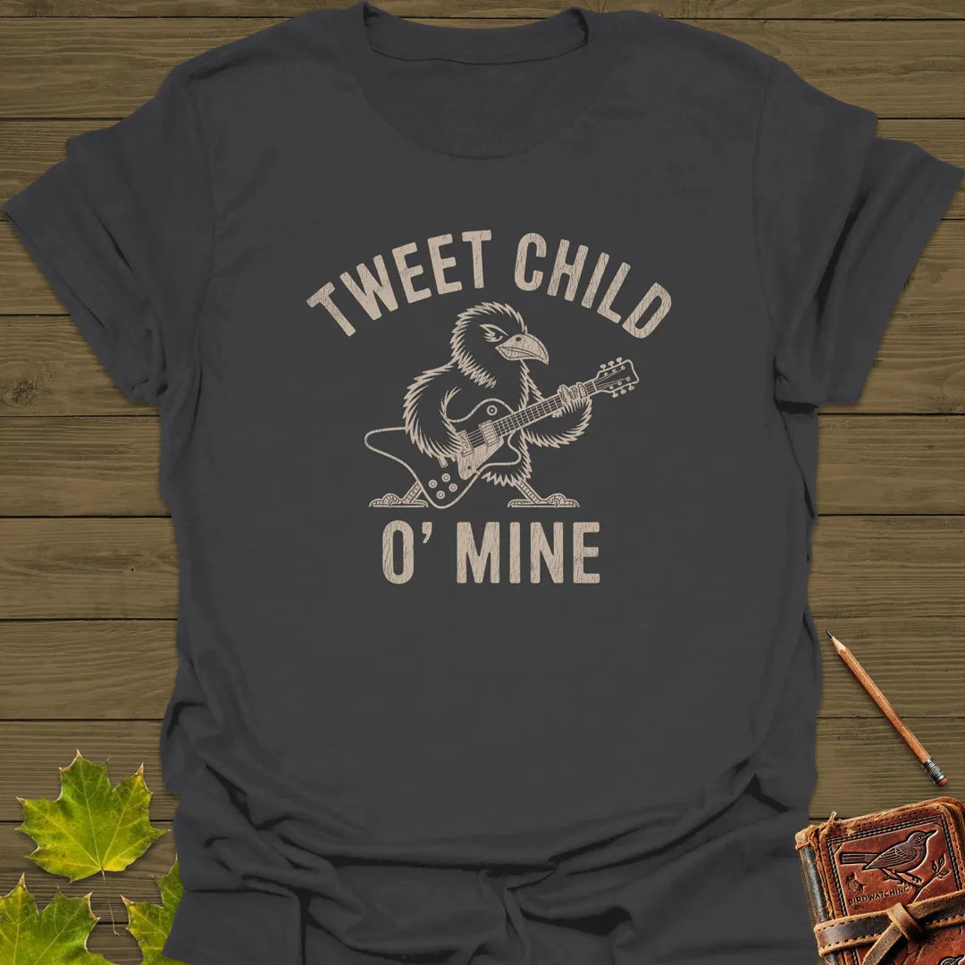 Tweet Child O' Mine T-Shirt Charcoal