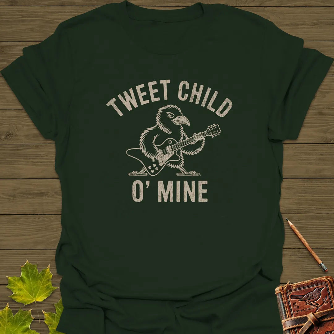 Tweet Child O' Mine T-Shirt Forest Green