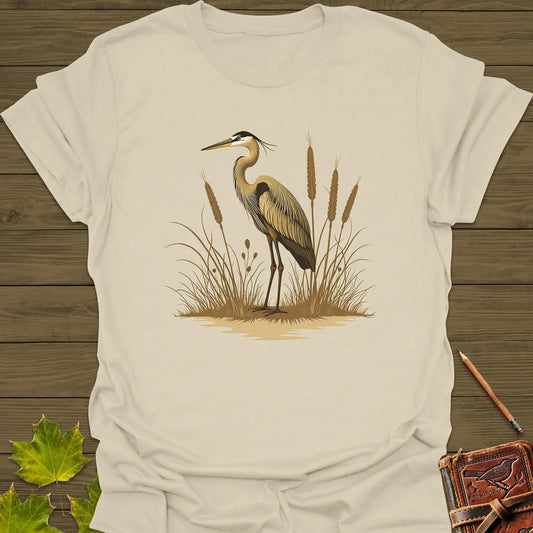 Heron Harmony T-Shirt Sand