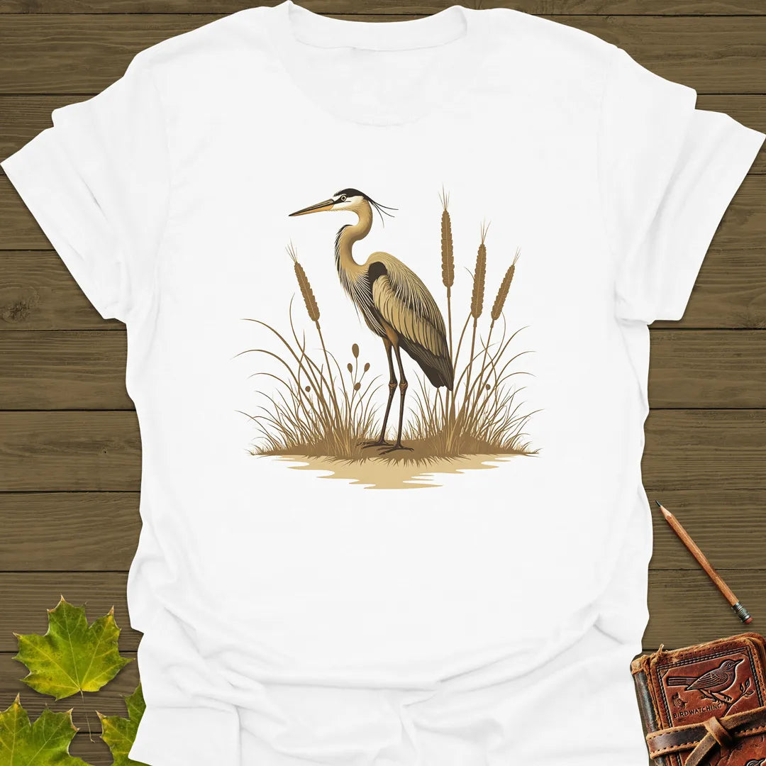 Heron Harmony T-Shirt White