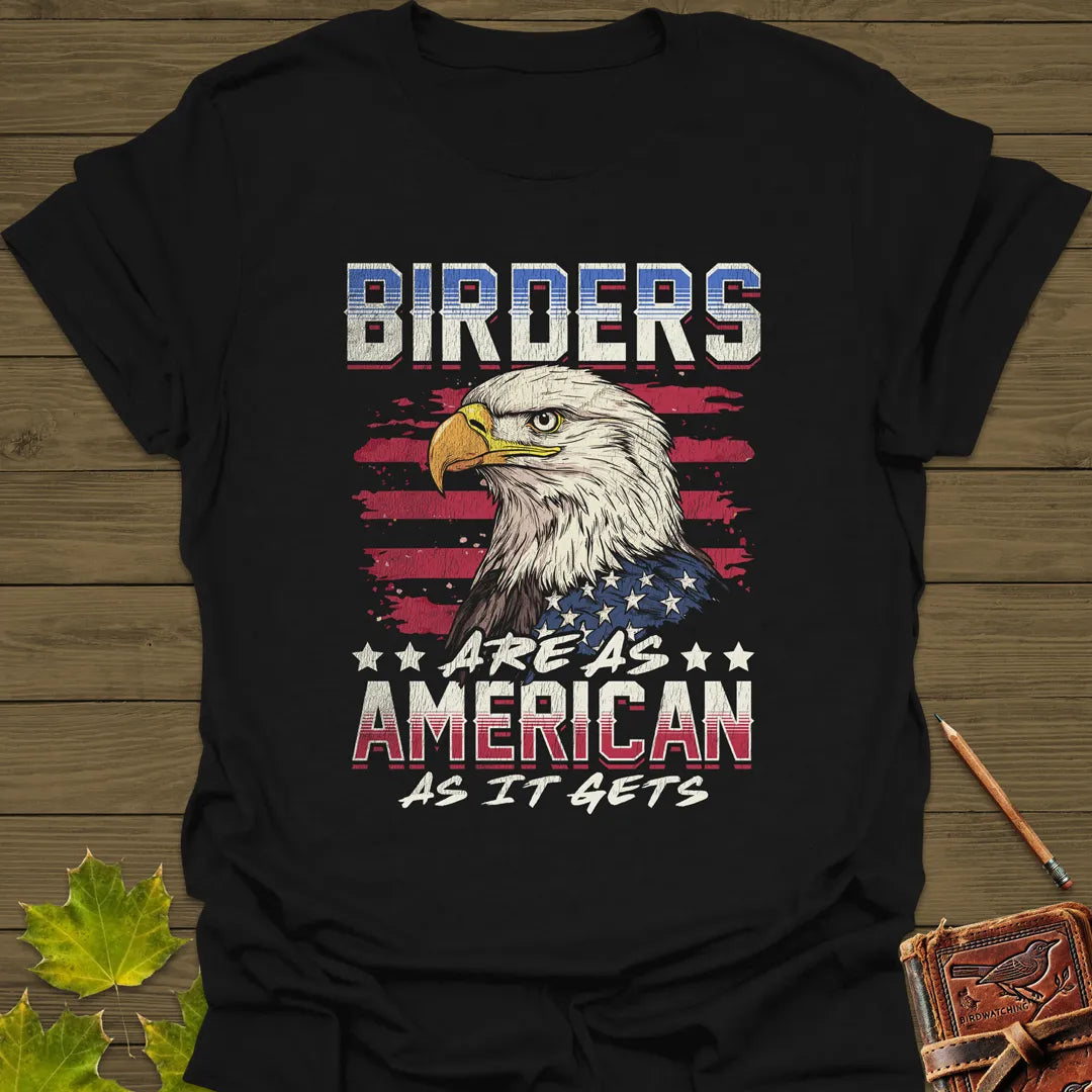 American Birder T-Shirt in Black