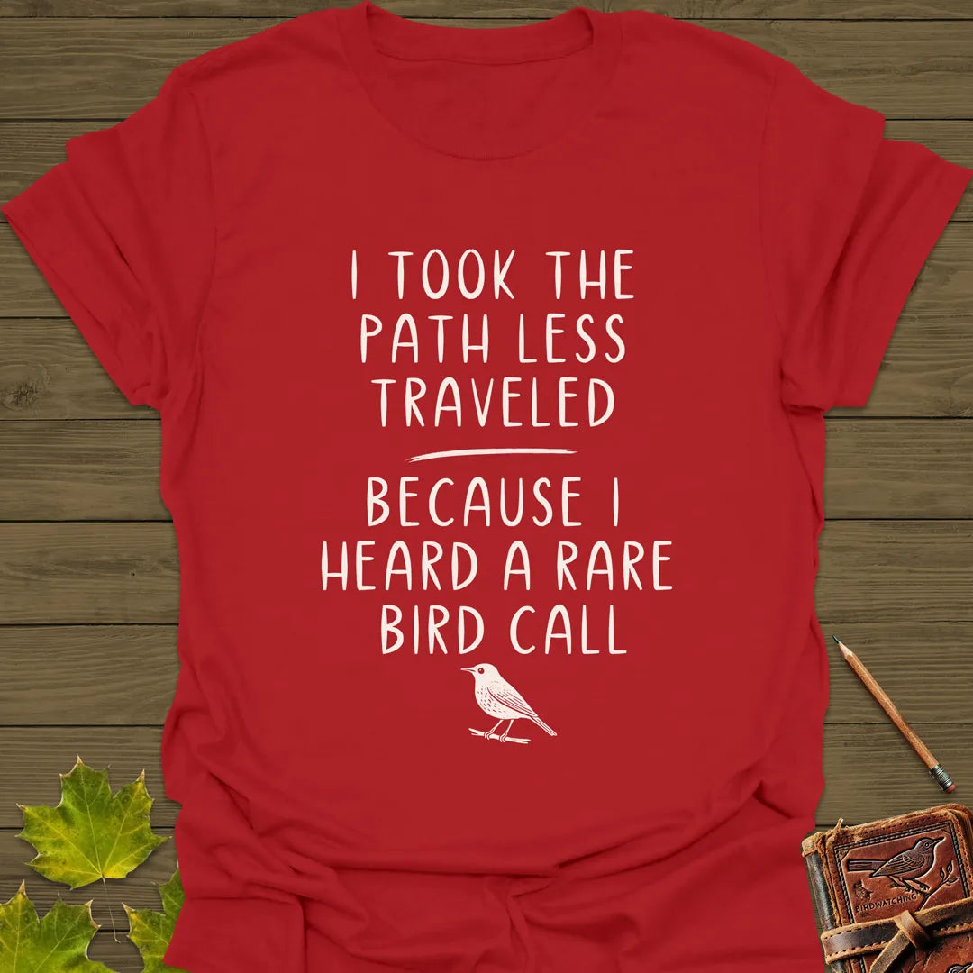 Path Less Traveled T-Shirt Red