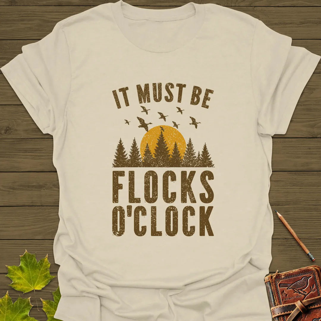 Flocks O'Clock T-Shirt Sand