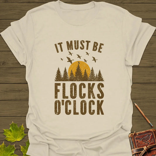 Flocks O'Clock T-Shirt Sand