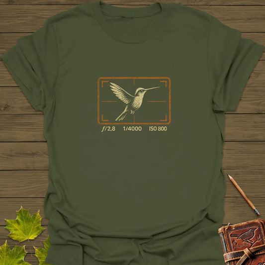 Hummingbird Photography T-Shirt Military Green