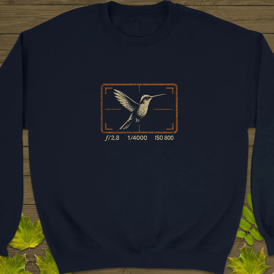 Hummingbird Photography Crewneck Sweatshirt Navy