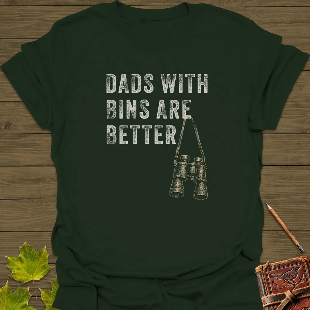 Dads With Bins T-Shirt Forest Green