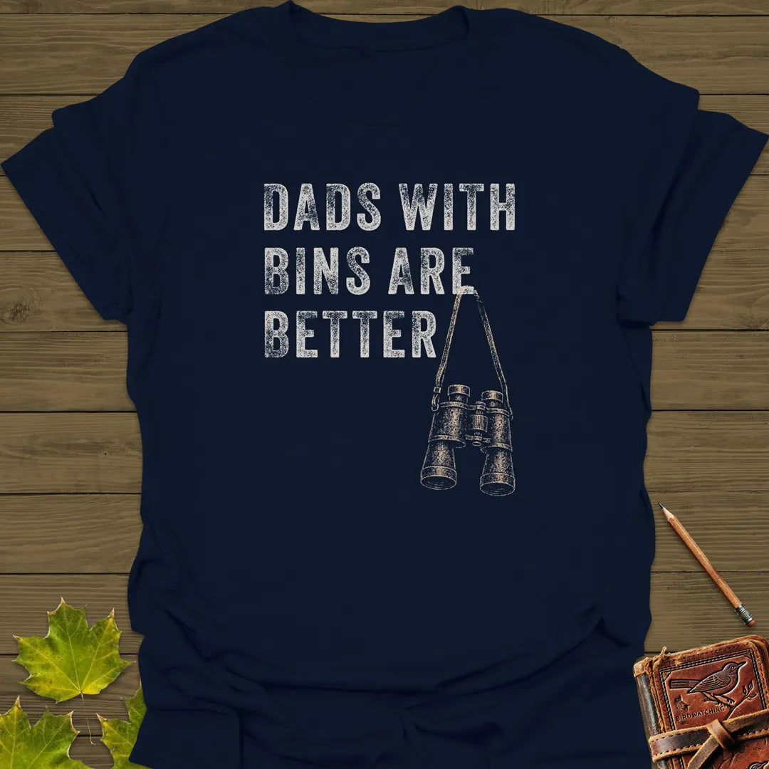 Dads With Bins T-Shirt Navy