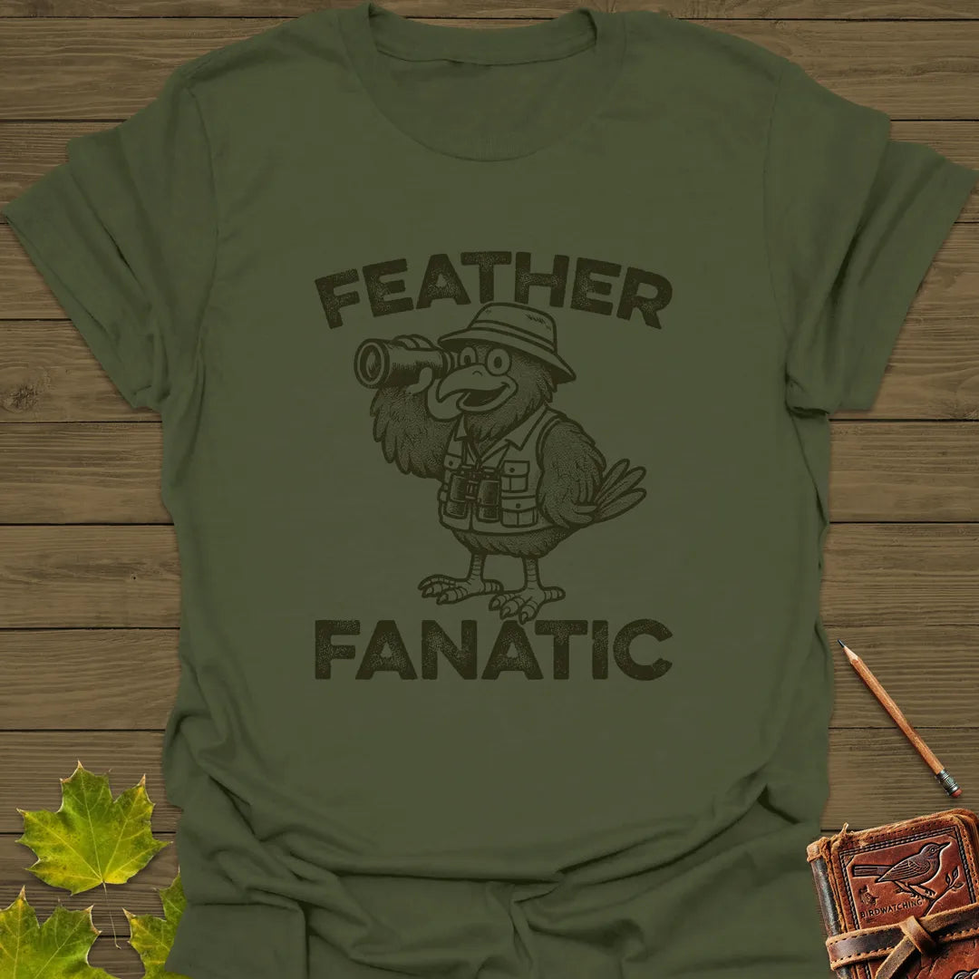 Feather Fanatic T-Shirt Military Green