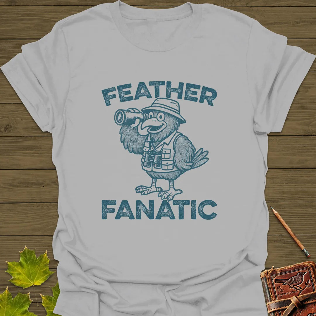 Feather Fanatic T-Shirt Ice Grey