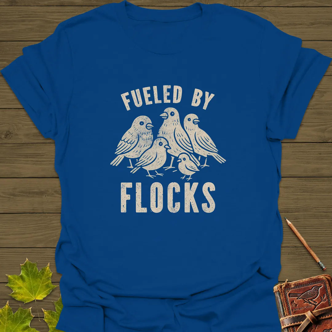 Fueled By Flocks T-Shirt Royal