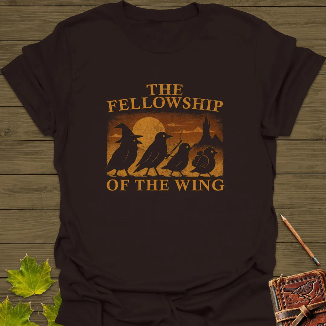 Fellowship Of The Wing T-Shirt Dark Chocolate