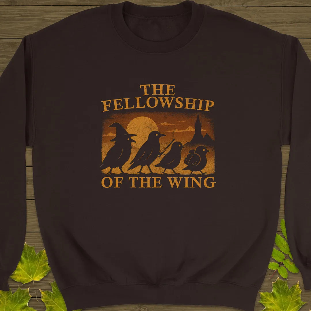 Fellowship Of The Wing Crewneck Sweatshirt Dark Chocolate