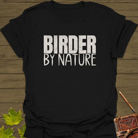 Birder By Nature T-Shirt Black