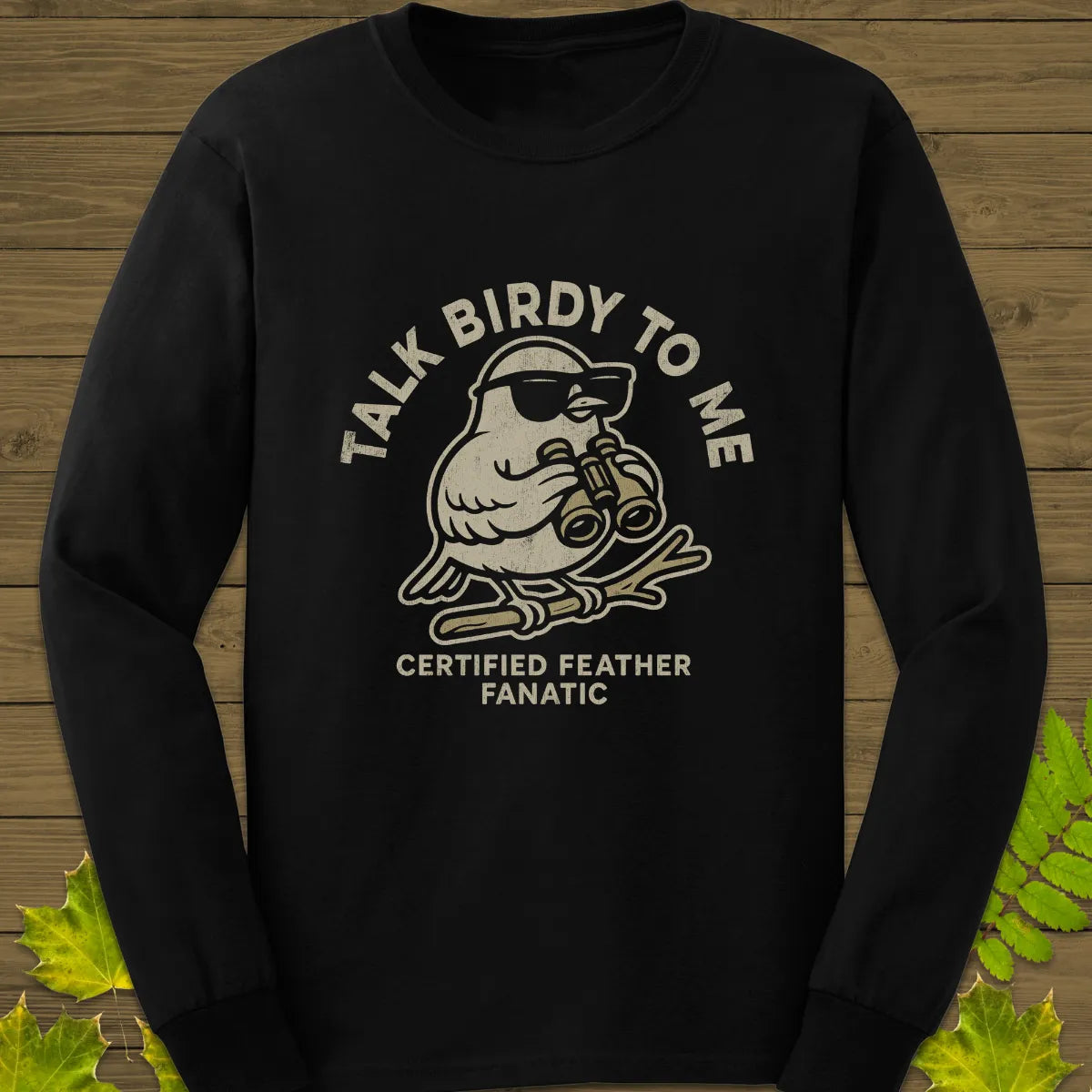Talk Birdy Long Sleeve Black