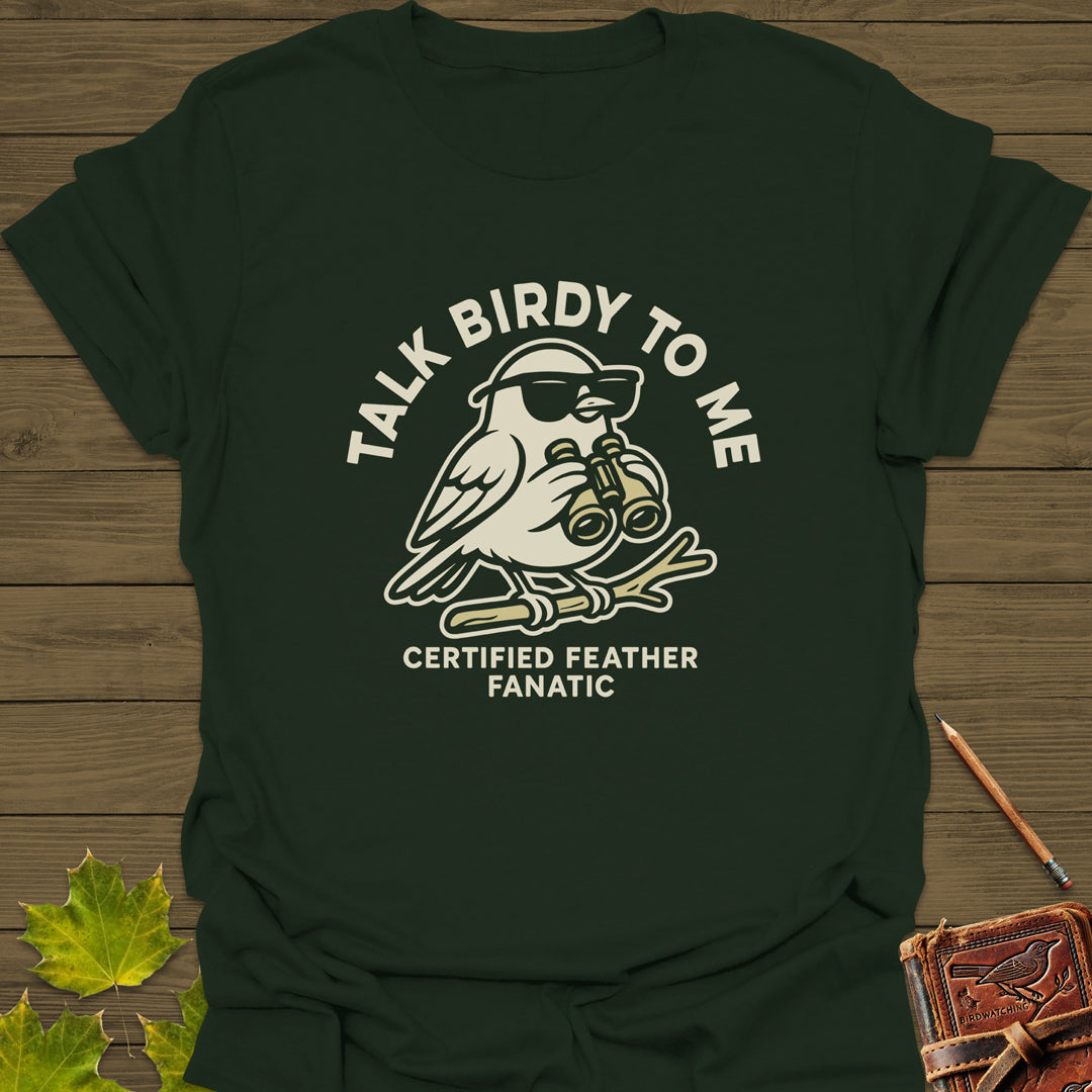 Talk Birdy T-Shirt Forest Green
