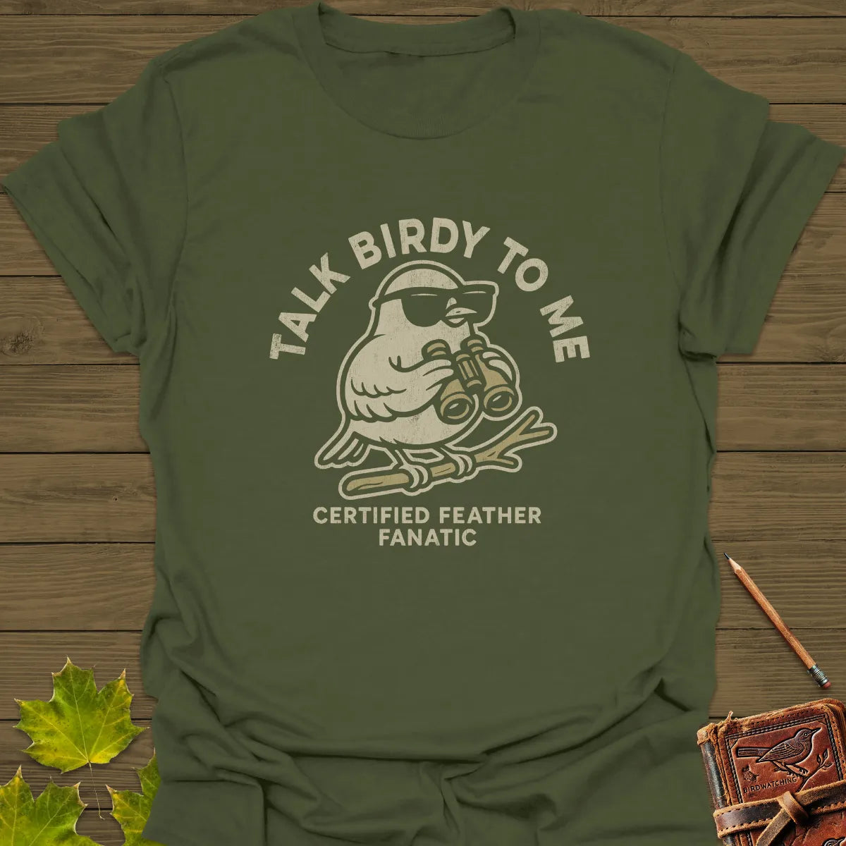 Talk Birdy T-Shirt Military Green