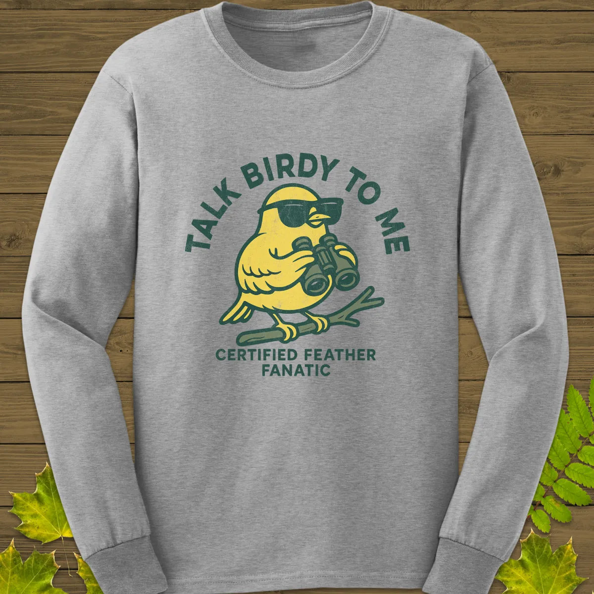 Talk Birdy Long Sleeve Sport Grey