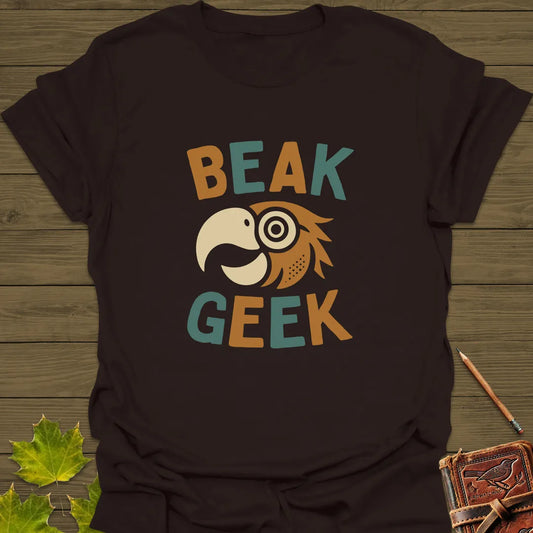 Beak Geek T-Shirt Dark Chocolate