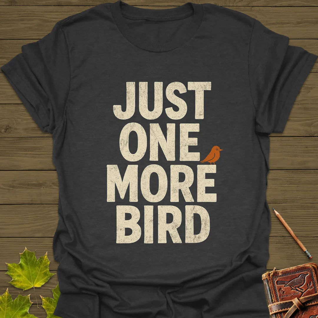 One More Bird T-Shirt Dark Heather