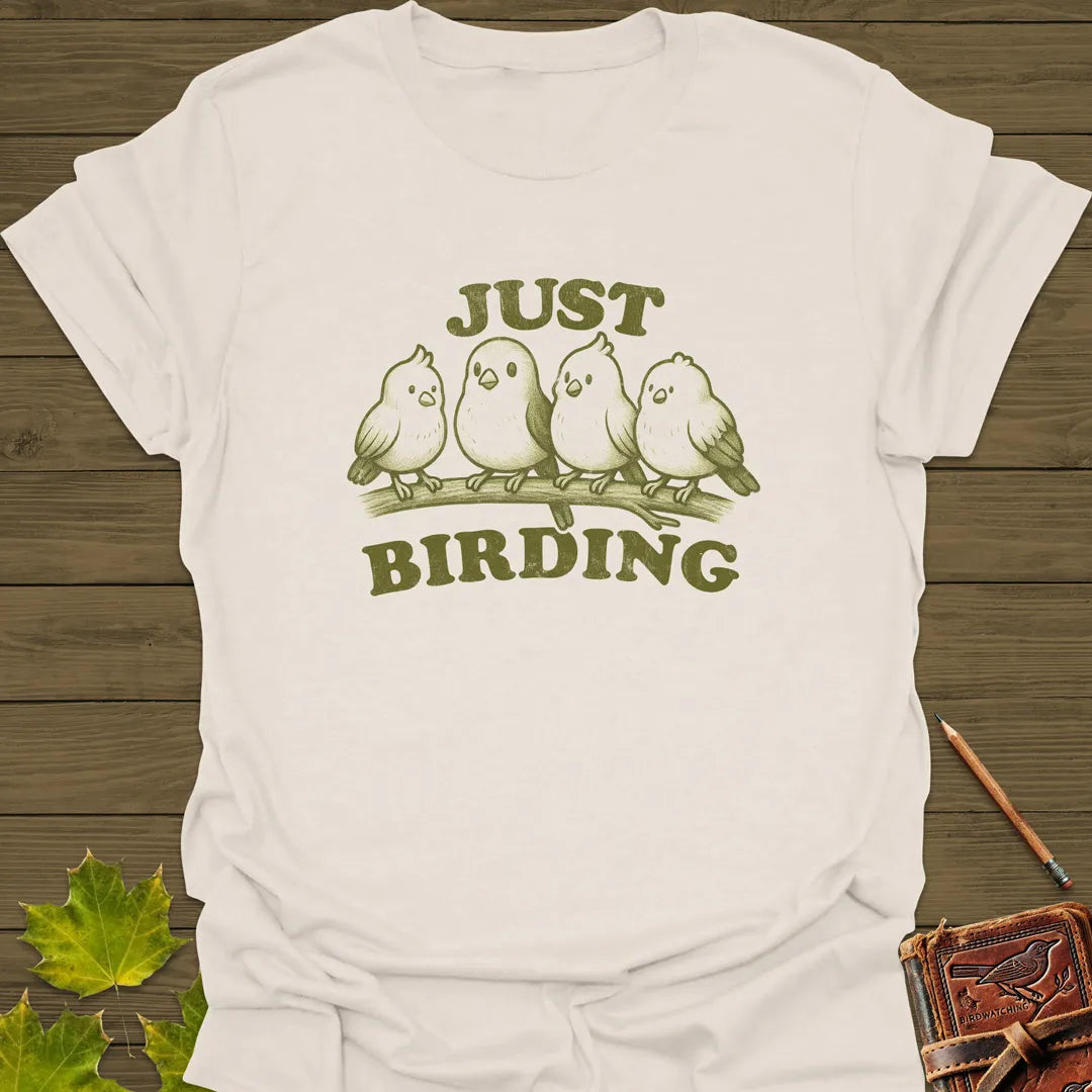 Just Birding T-Shirt Natural