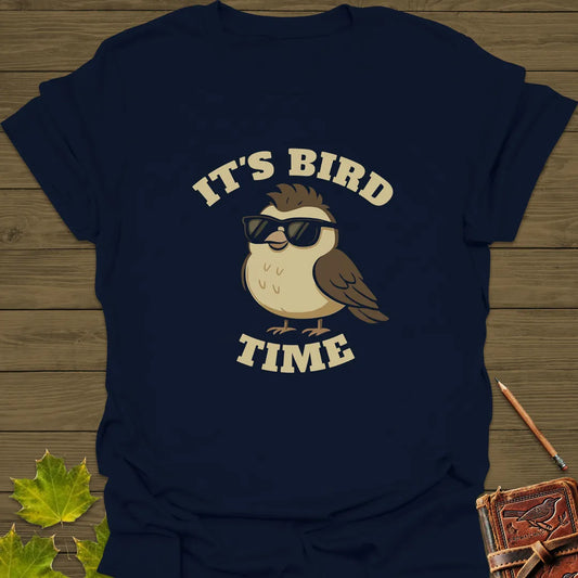 Bird Time T-Shirt Navy