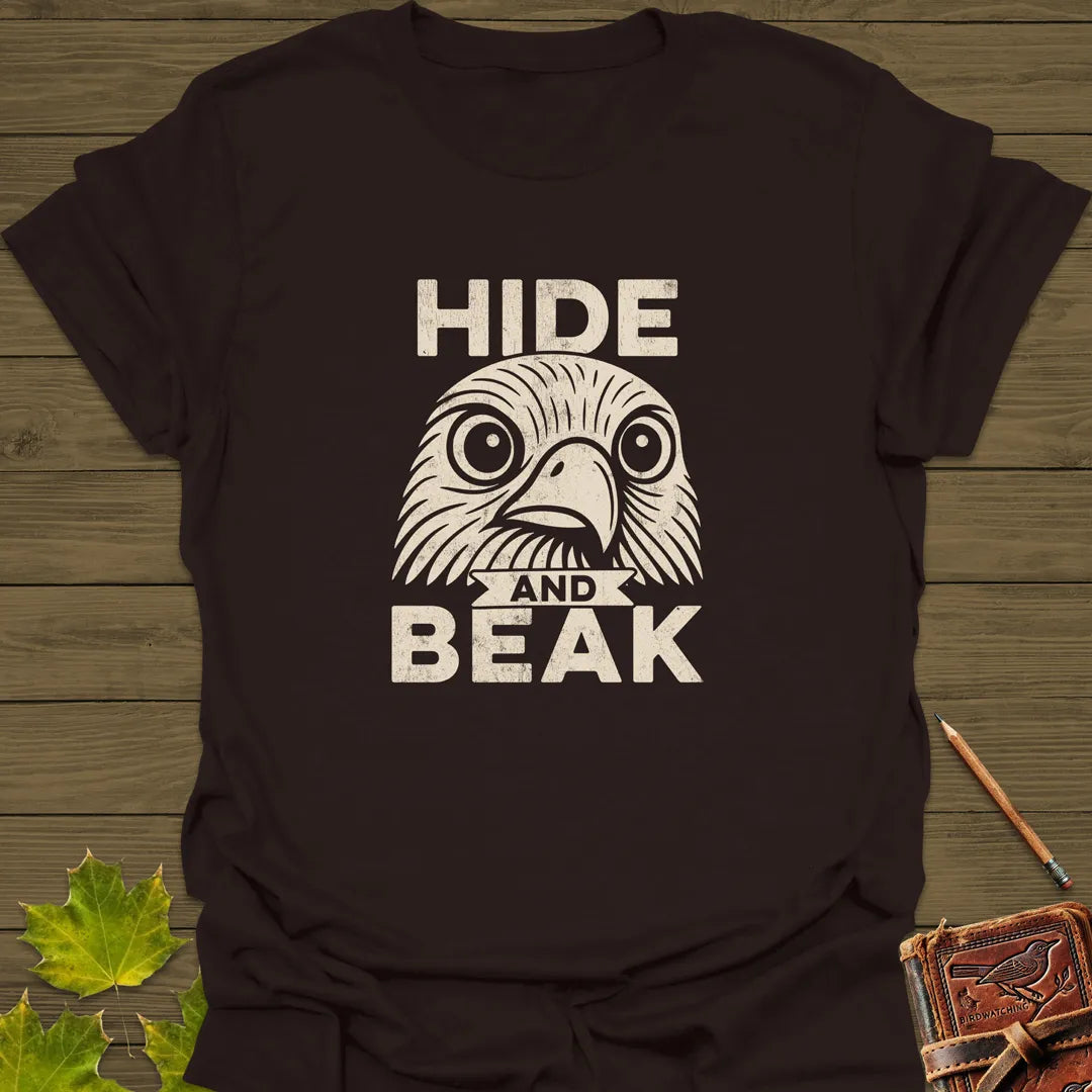 Hide and Beak T-Shirt Dark Chocolate