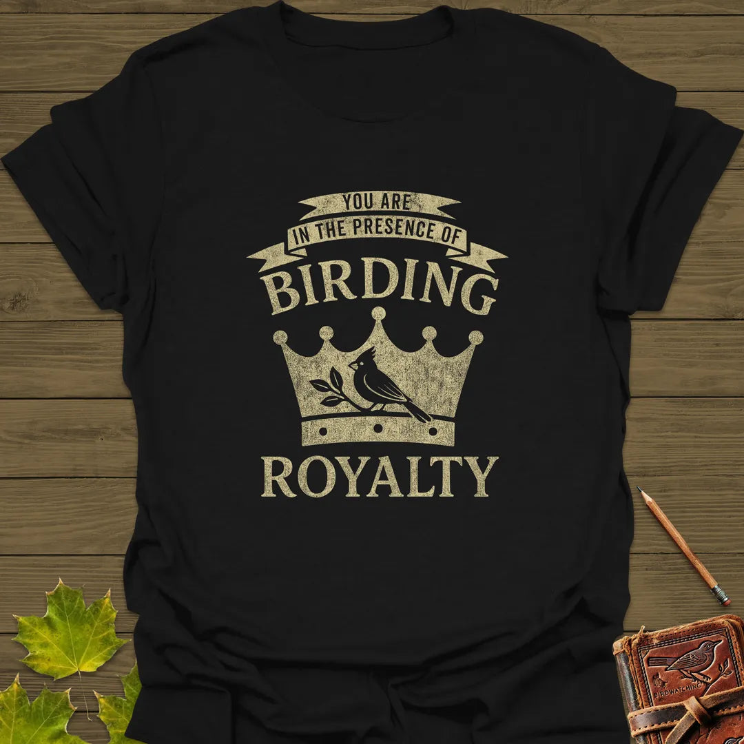 Birding Royalty T-Shirt Black