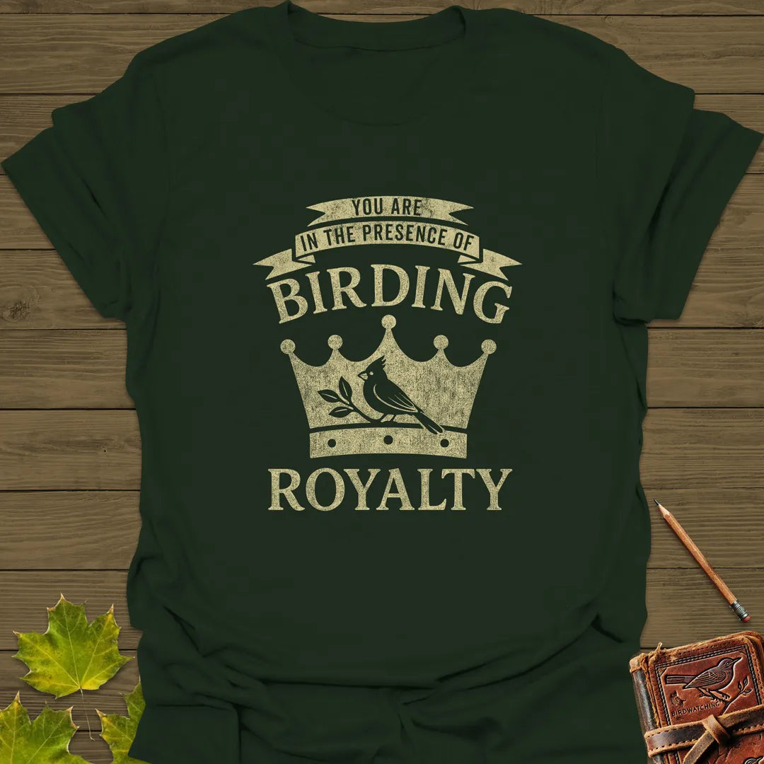 Birding Royalty T-Shirt Forest Green