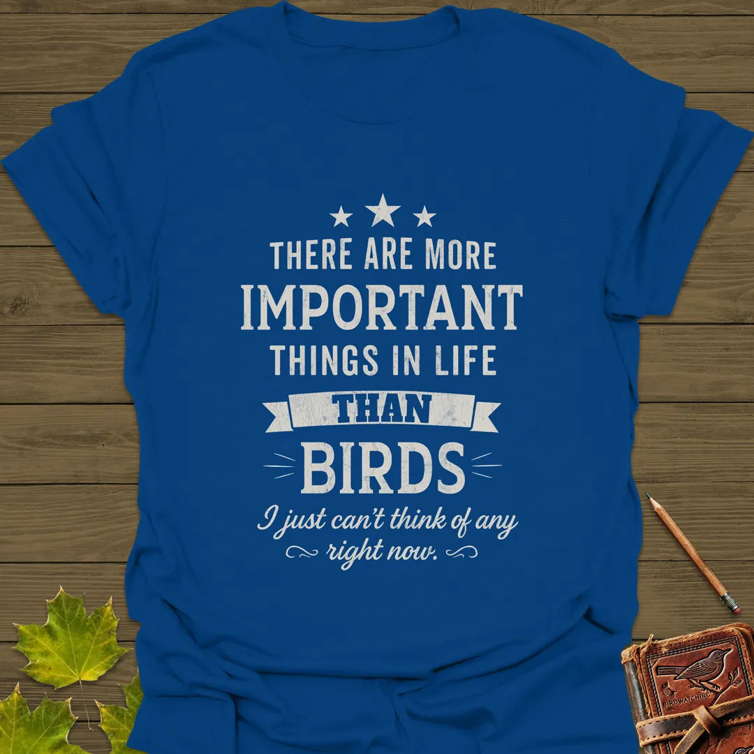 Important Things T-Shirt Royal