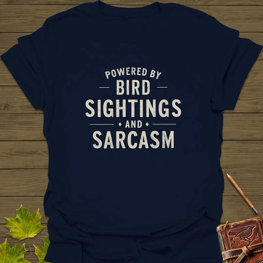 Birds and Sarcasm T-Shirt Navy