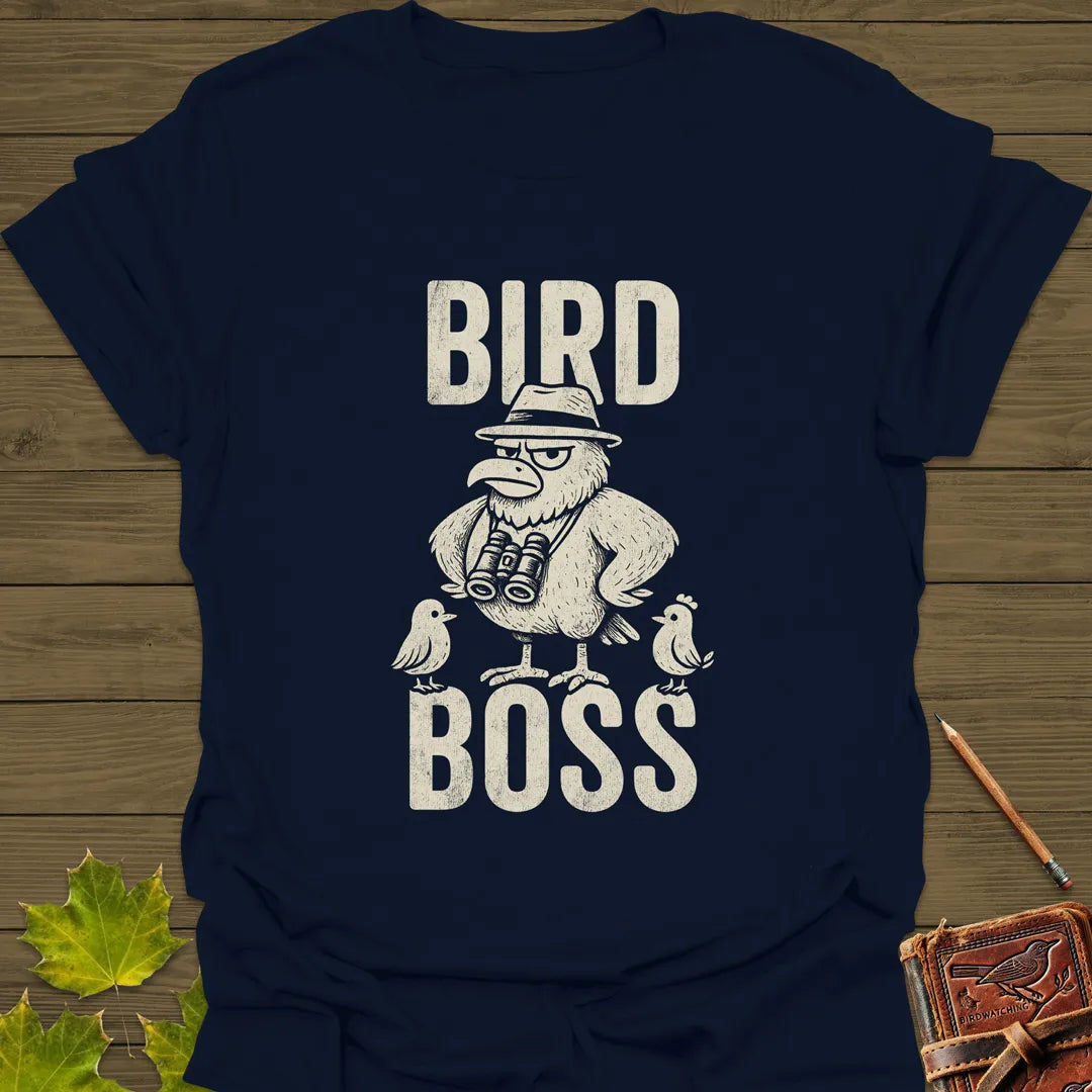 Bird Boss T-Shirt Navy