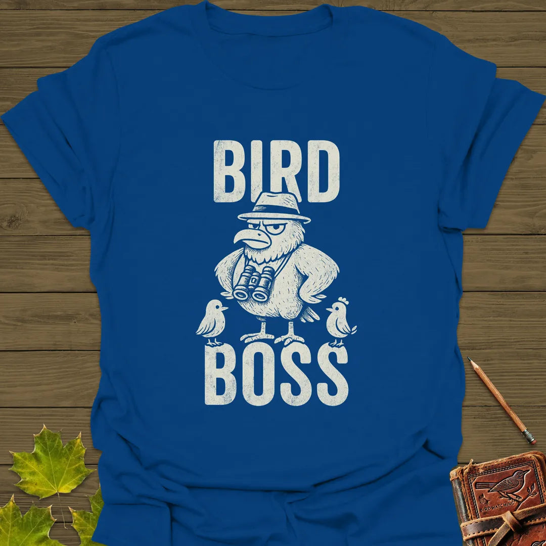Bird Boss T-Shirt Royal