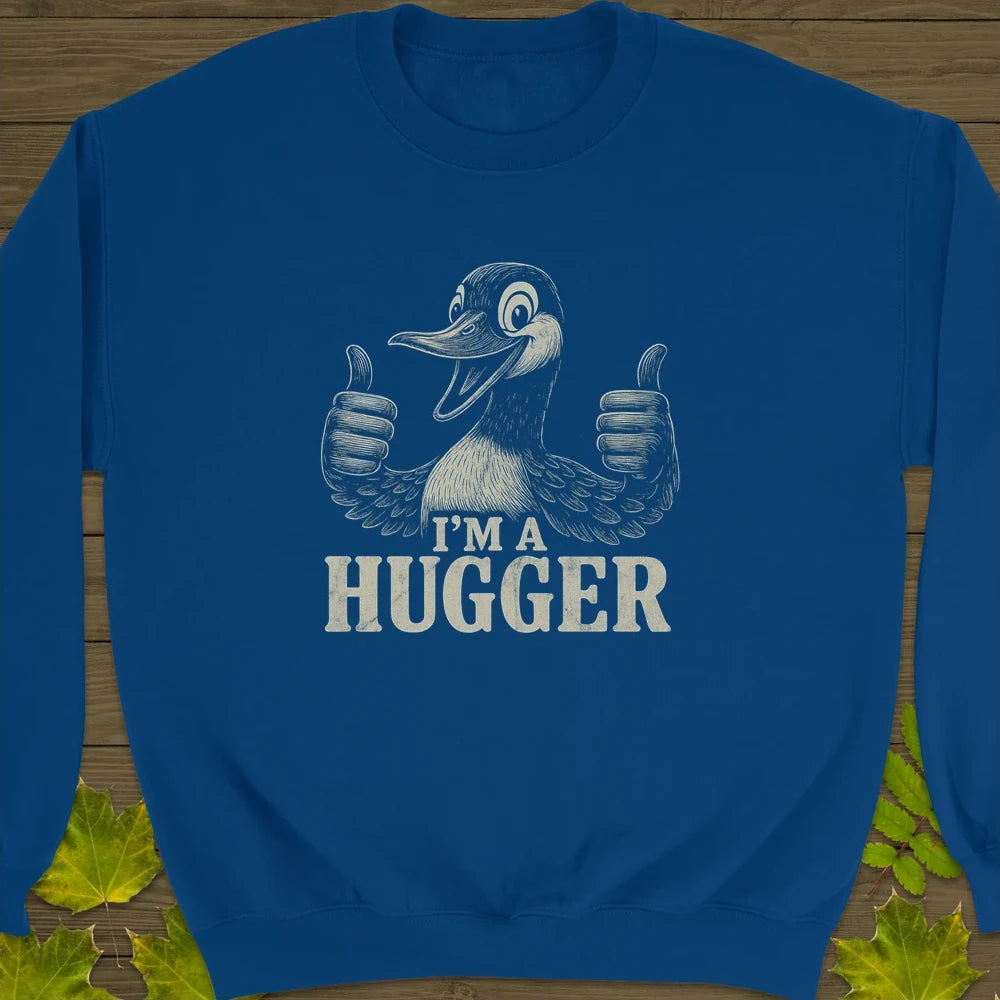 I'm a Hugger Crewneck Sweatshirt Royal