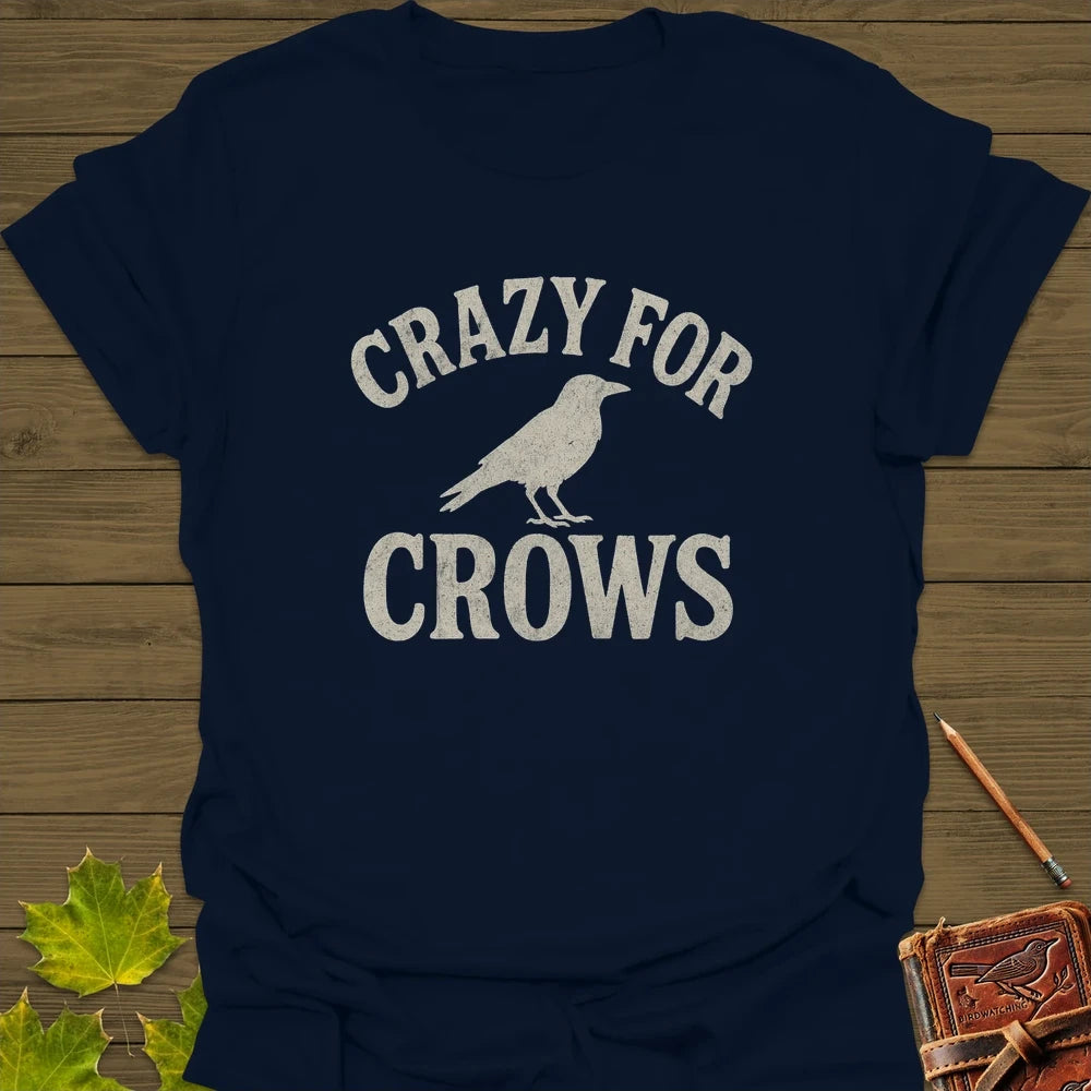 Crazy For Crows T-Shirt Navy