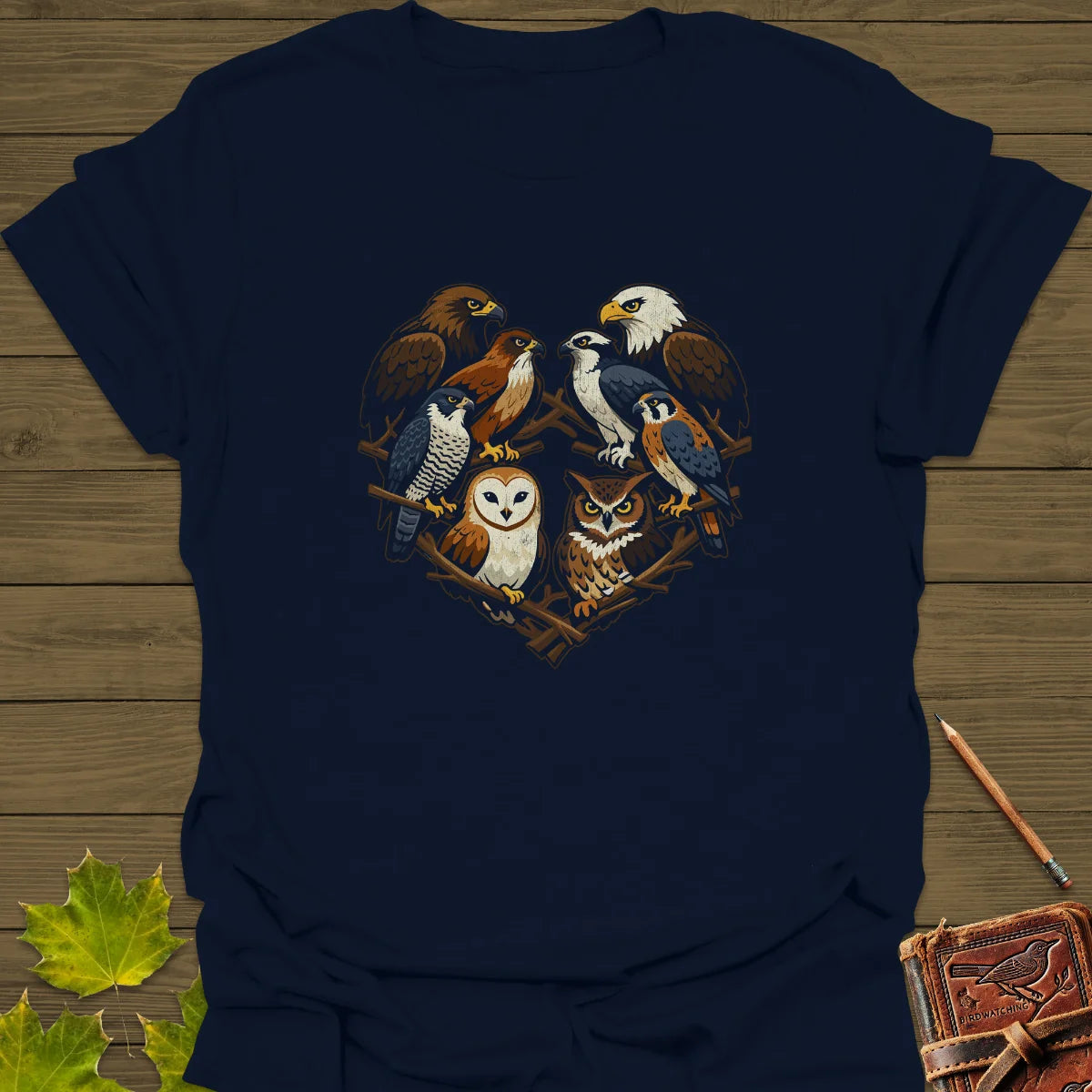 Heart Full Of Raptors T-Shirt Navy