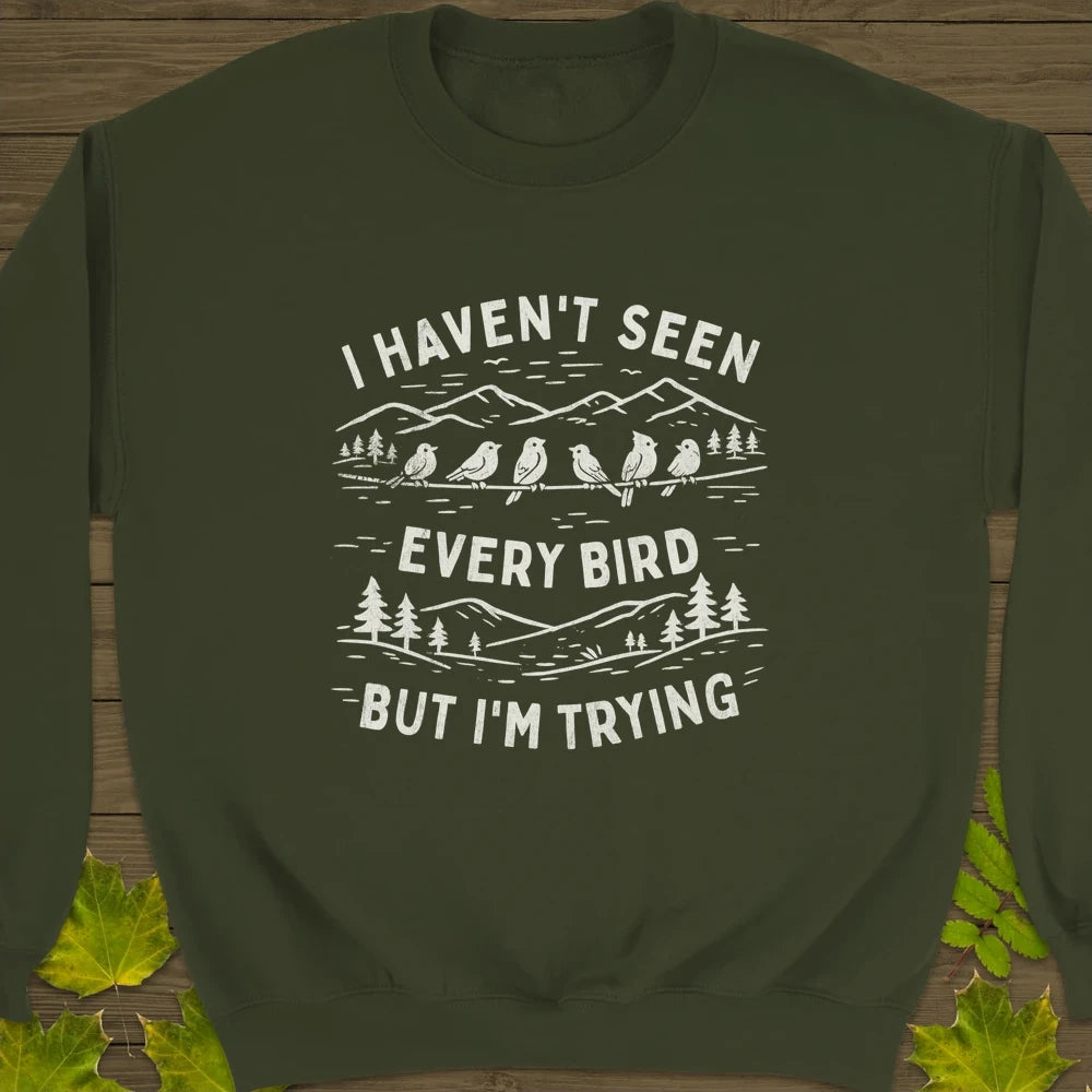 Every Bird Crewneck Sweatshirt Military Green
